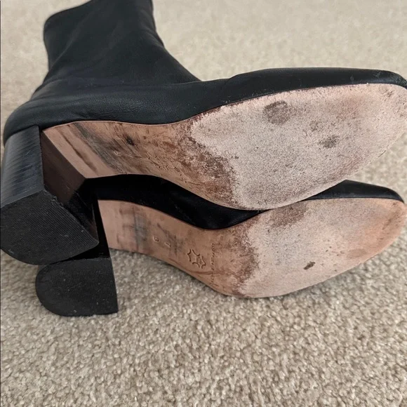 Loeffler Randall Black Leather Booties, sz 7 - Picture 6 of 6